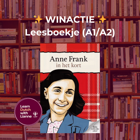 Afl. 59 - ✨WINACTIE✨ Leesboekje: Anne Frank (A1/A2)